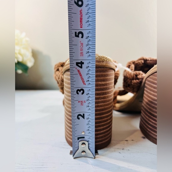 DV Dolce Vita Roulette Block Heel Slide Sandal, Color Toffee, Size 9.5 - Picture 4 of 6